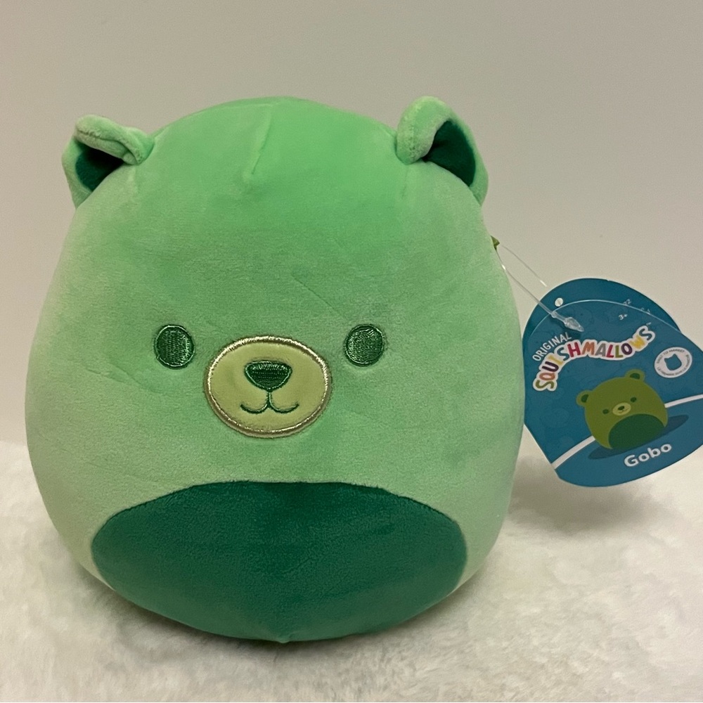 Squishmallow Gobo Green Gummy Bear 🐻, 7” New